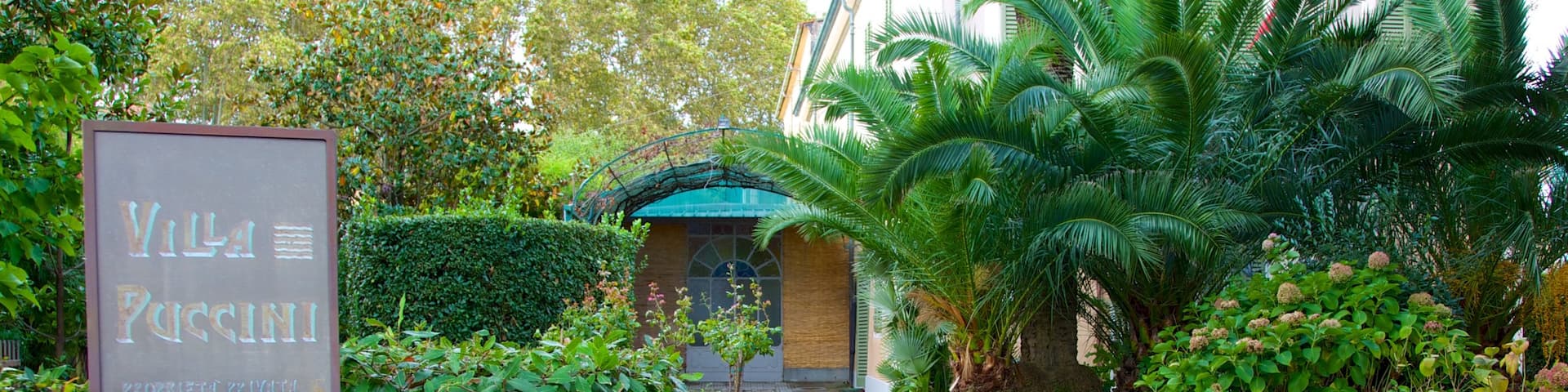 Villa Puccini qui includes signalisation et parc
