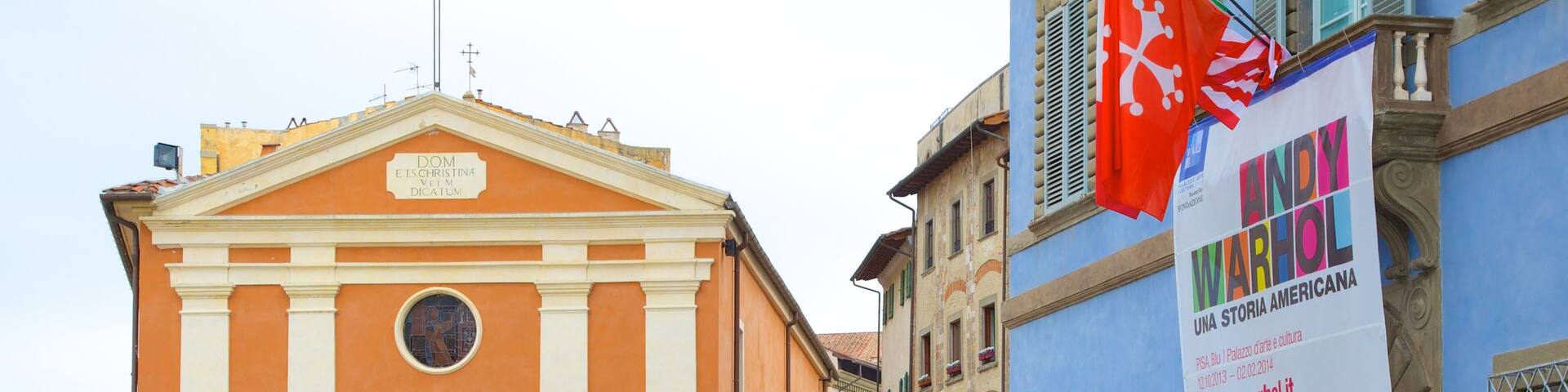 Palazzo Blu featuring a city, street scenes and performance art