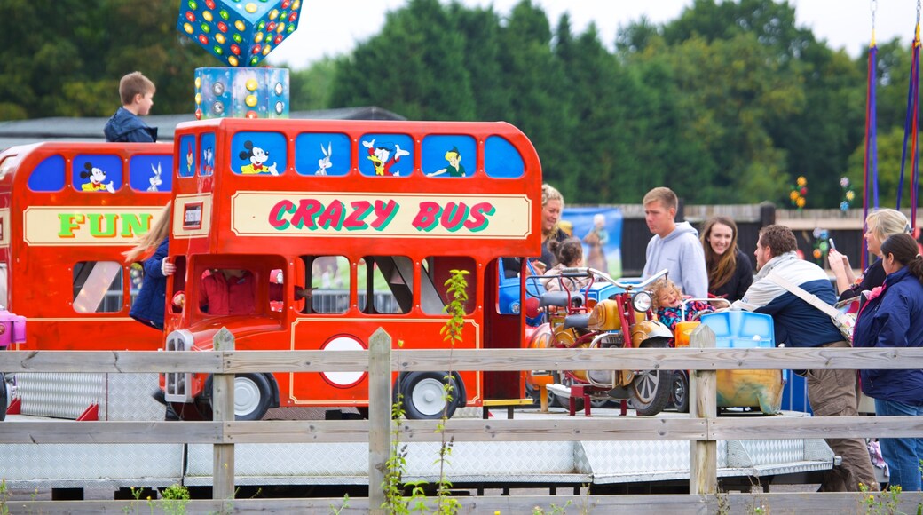 Hop Farm familiepark fasiliteter samt lekeplass