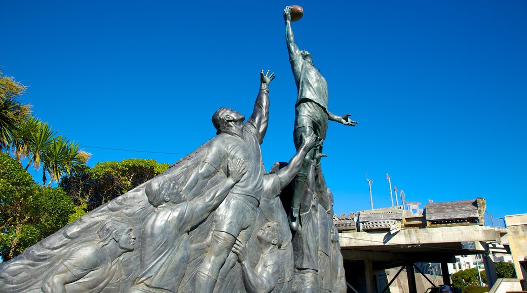 Civic Square which includes a square or plaza and a monument