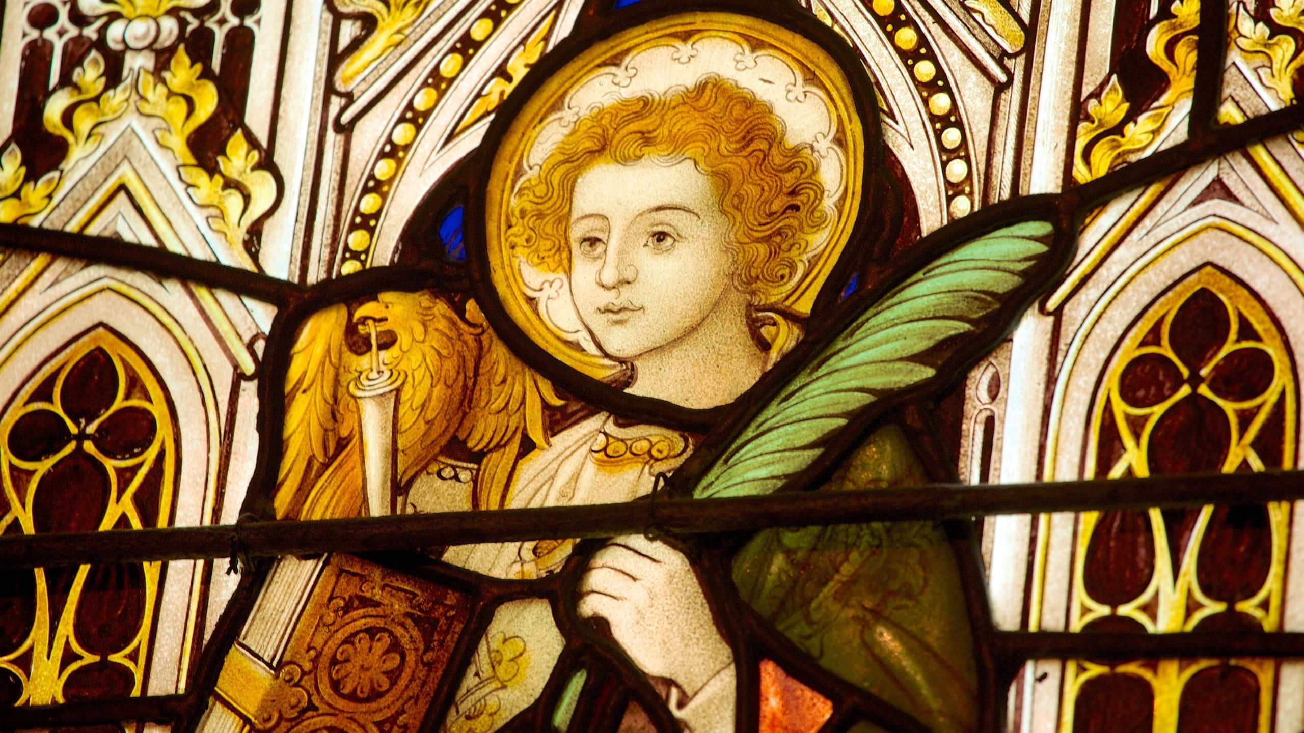 Old St Paul\'s mostrando arte, vistas de interior y elementos religiosos