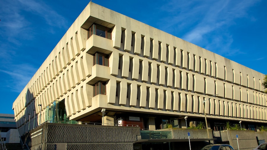National Library som inkluderar modern arkitektur