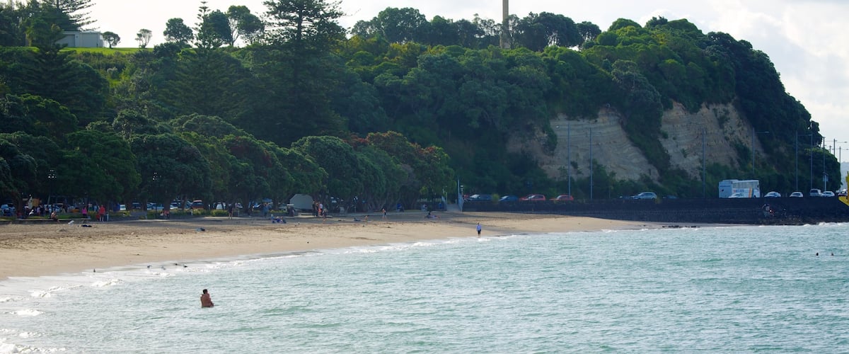 Mission Bay featuring a sandy beach and general coastal views