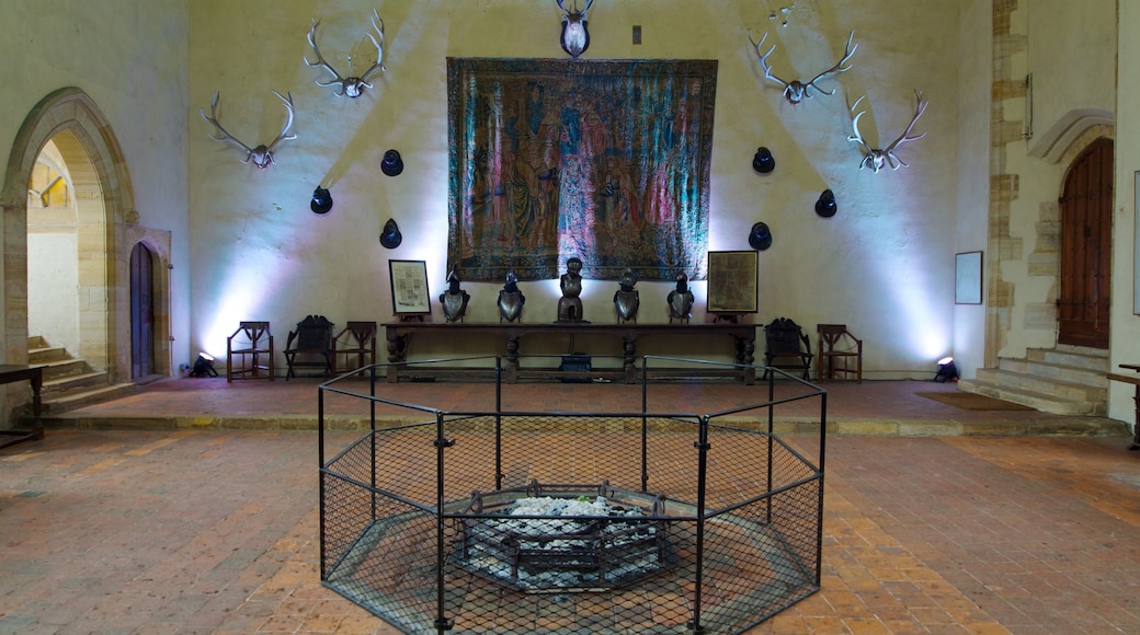 Penshurst Place and Gardens showing interior views