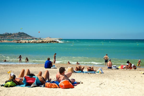 ボレリー ビーチ どの含み 海岸線の眺め, 砂浜 と スイミング