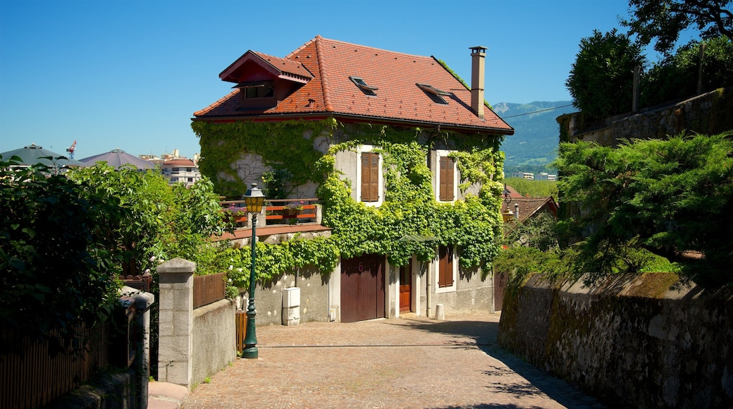 Annecy qui includes petite ville ou village, patrimoine architectural et maison