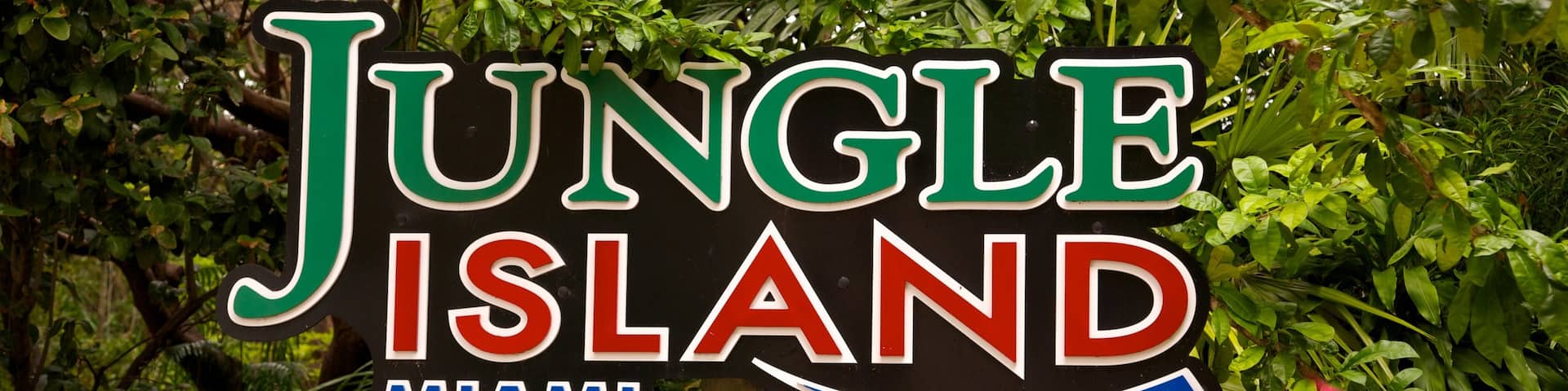 Jungle Island mostrando señalización