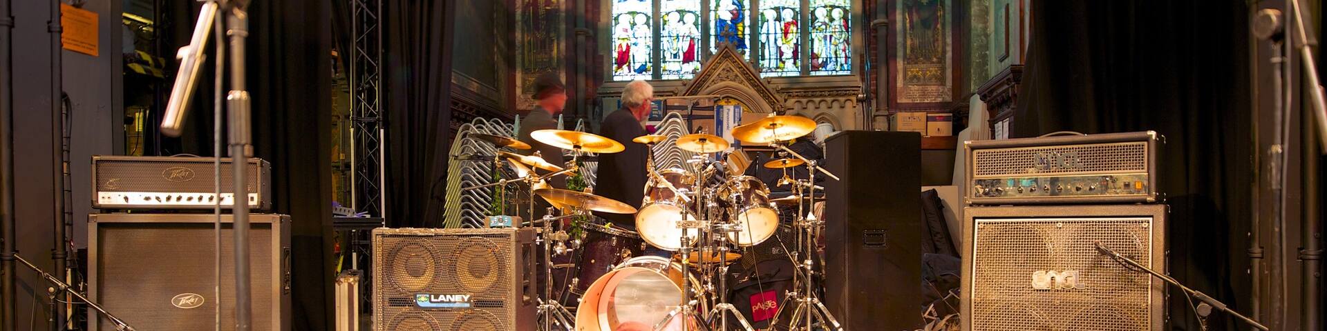 Colchester featuring interior views and music