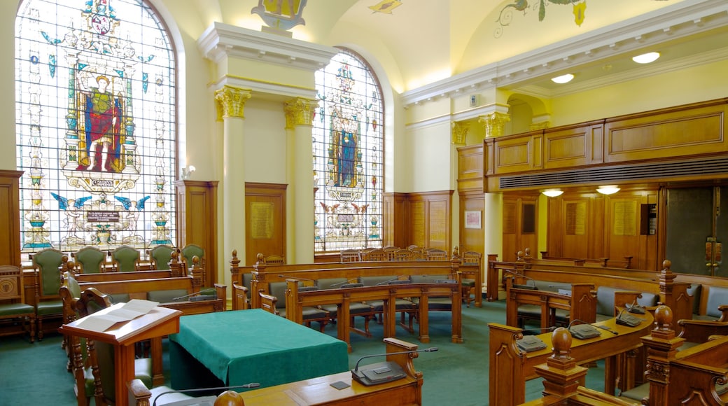 Colchester showing interior views, heritage architecture and an administrative building