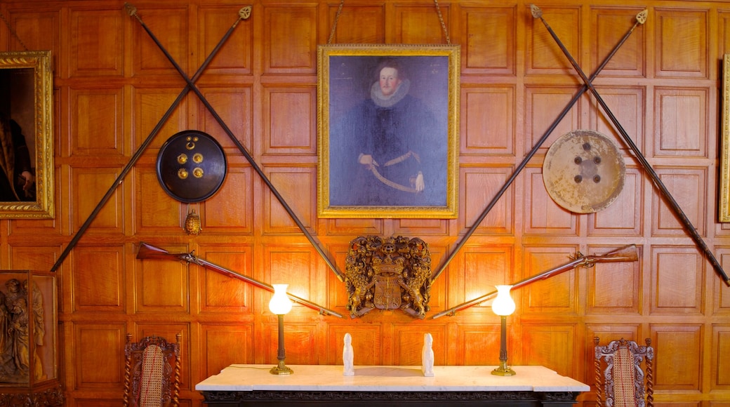 Audley End House showing a house, interior views and heritage elements