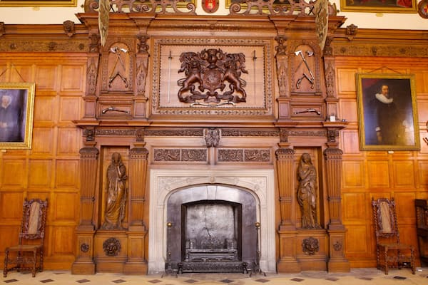 Audley End House which includes interior views, heritage architecture and heritage elements