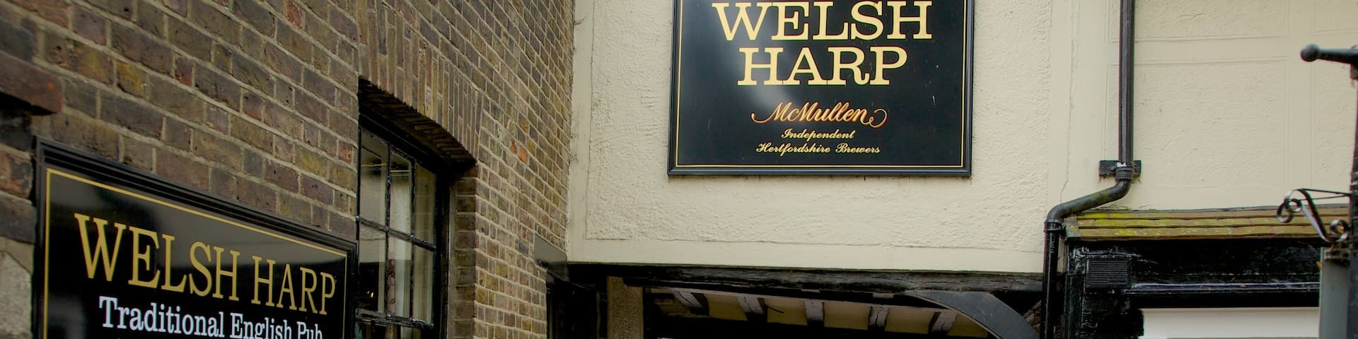 Waltham Abbey which includes signage