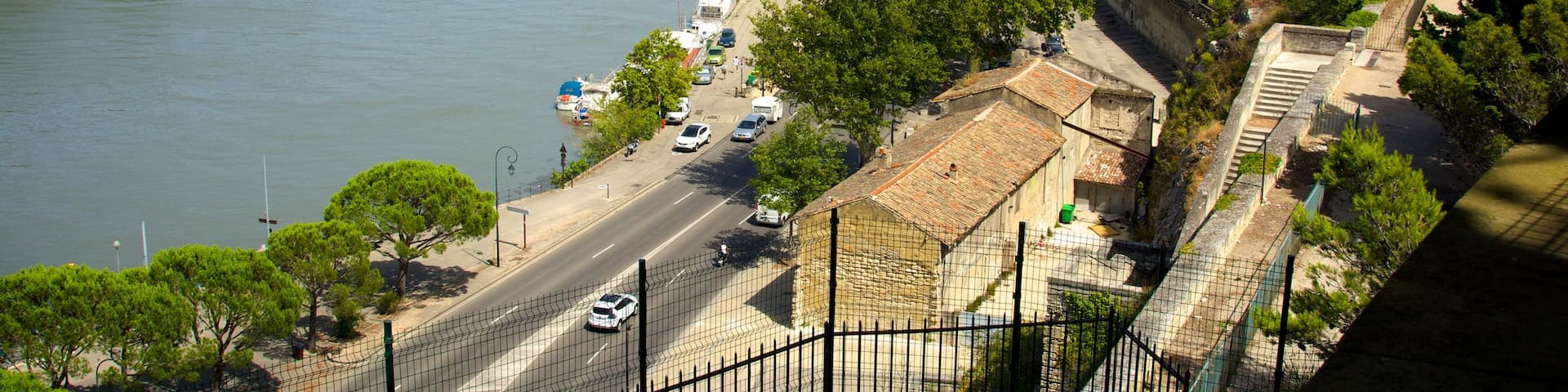 Parc des Expositions featuring a river or creek and a small town or village