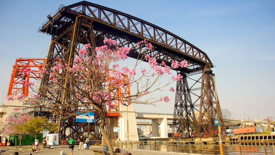 Avellaneda which includes flowers and a bridge