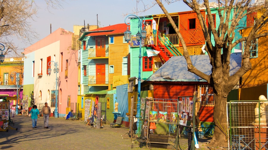 La Boca mostrando una casa
