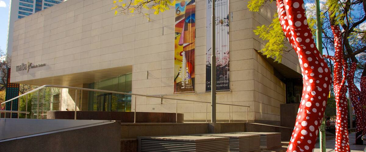 Museo de Arte Latinoamericano de Buenos Aires showing modern architecture