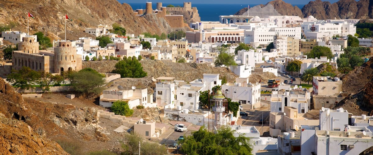 Muscat which includes a coastal town