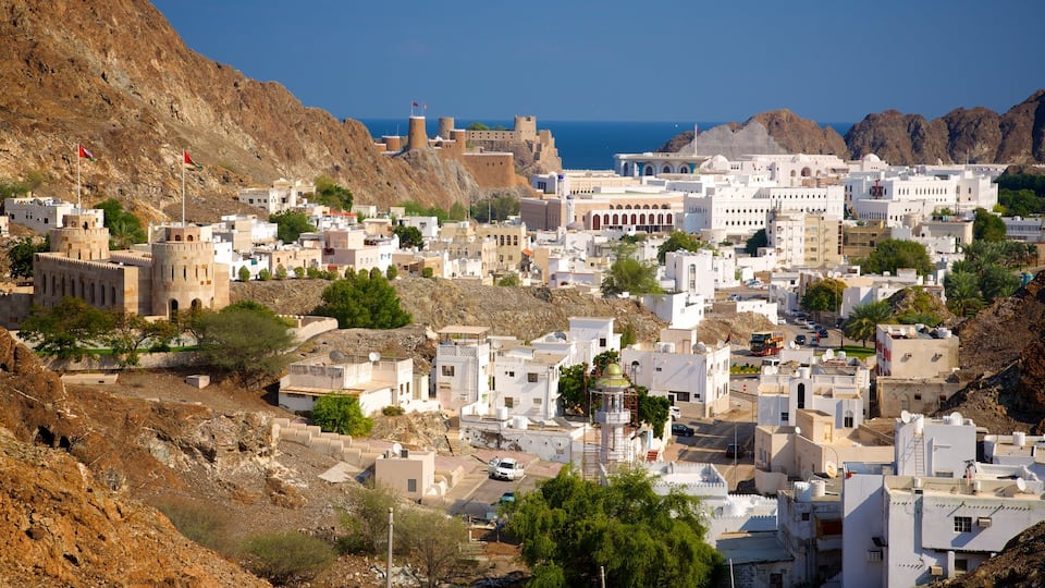 Muscat which includes a coastal town