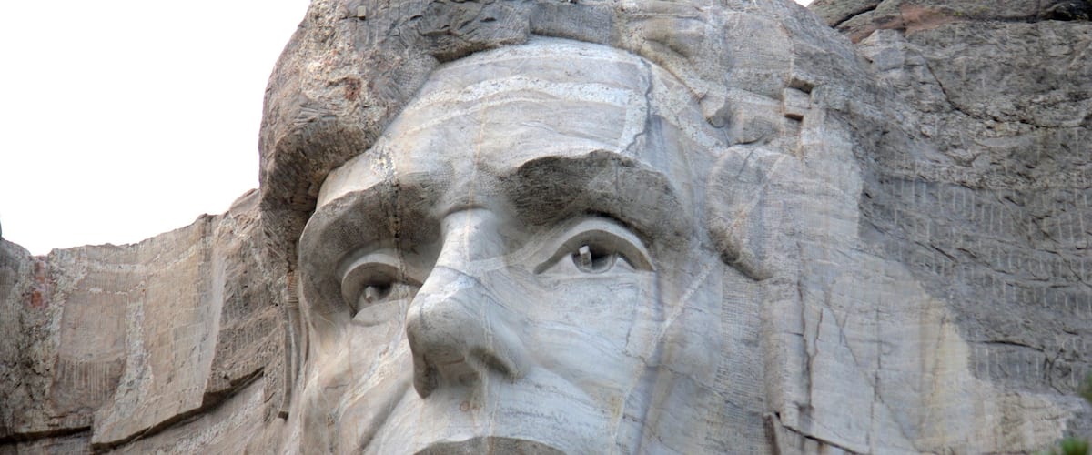 Monte Rushmore mostrando arte al aire libre y arte