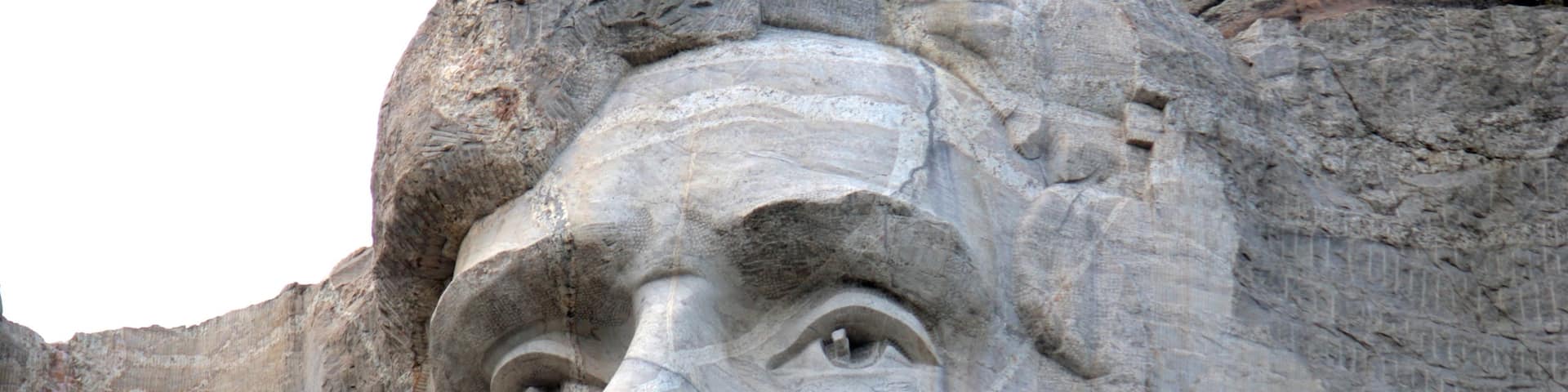 Mount Rushmore montrant art et art en plein air
