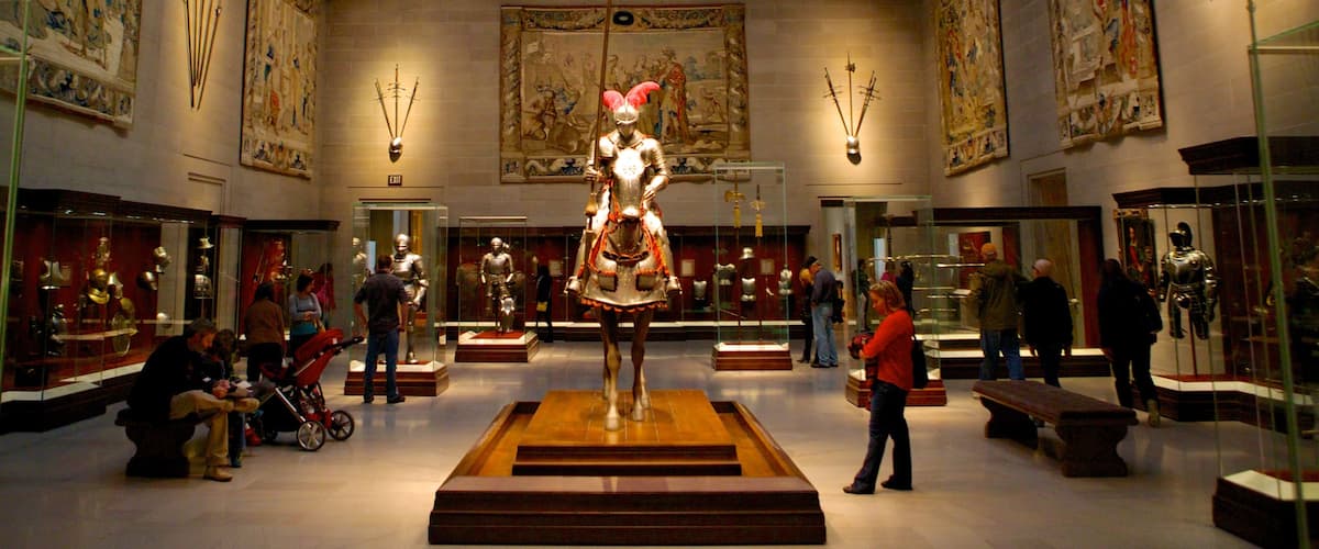 Cleveland Museum of Art which includes interior views and art