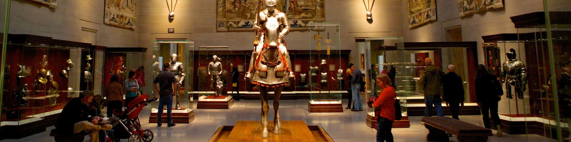 Cleveland Museum of Art featuring interior views and art