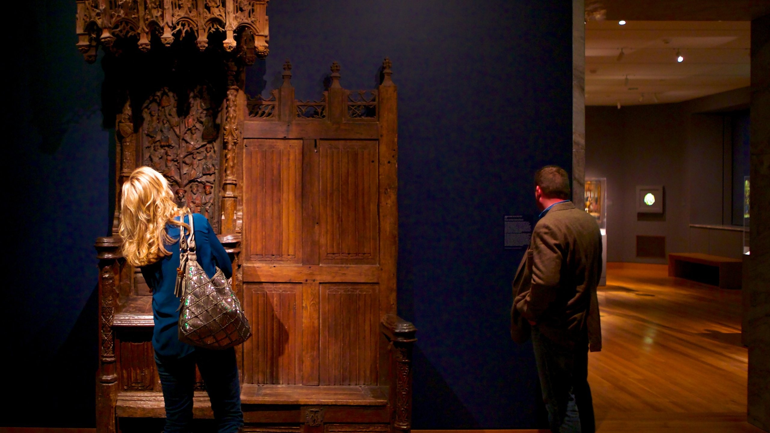 Cleveland Museum of Art showing art and interior views as well as a couple
