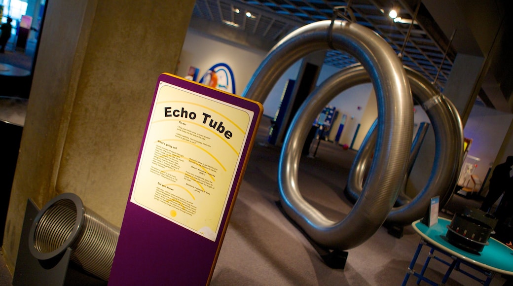 Great Lakes Science Center showing interior views