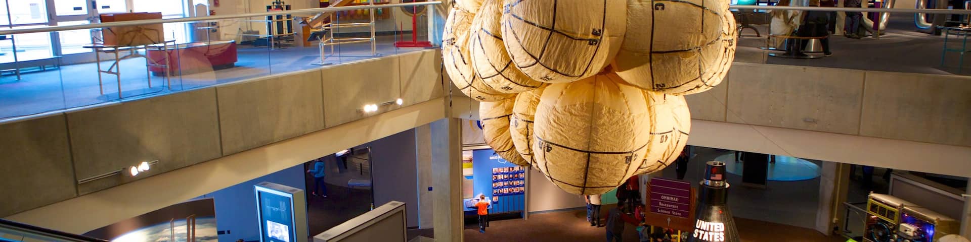 Great Lakes Science Center which includes interior views