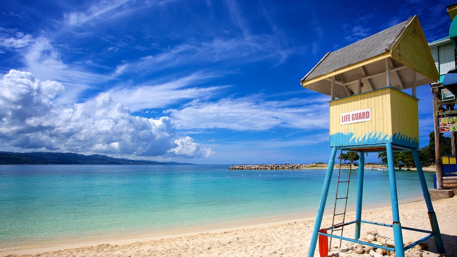 AquaSol Theme Park showing a sandy beach and general coastal views