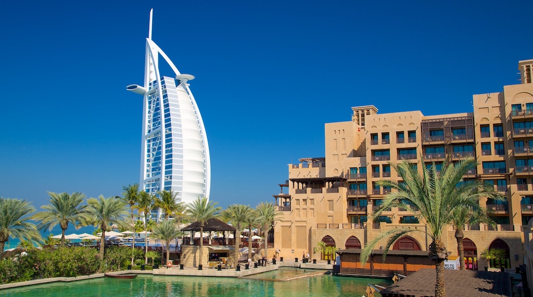 Souk Madinat Jumeirah featuring general coastal views