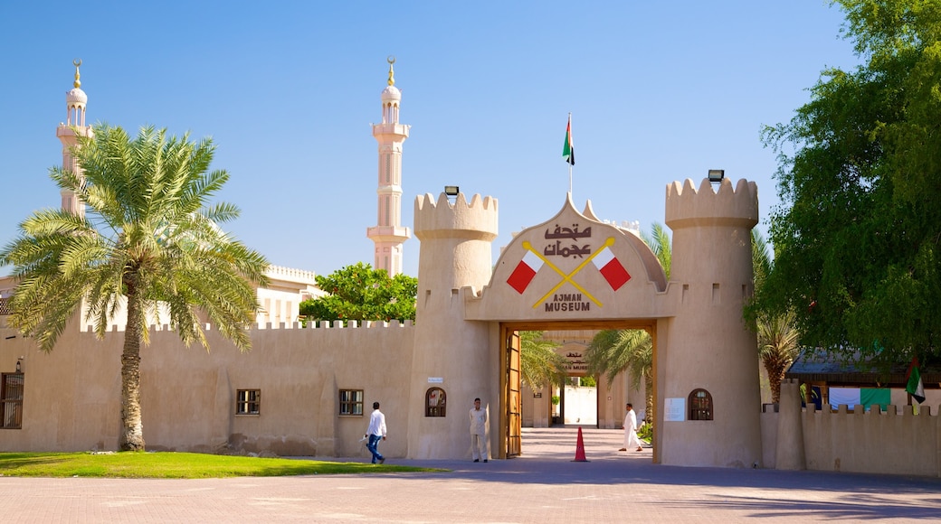 Ajman caracterizando arquitetura de patrimônio