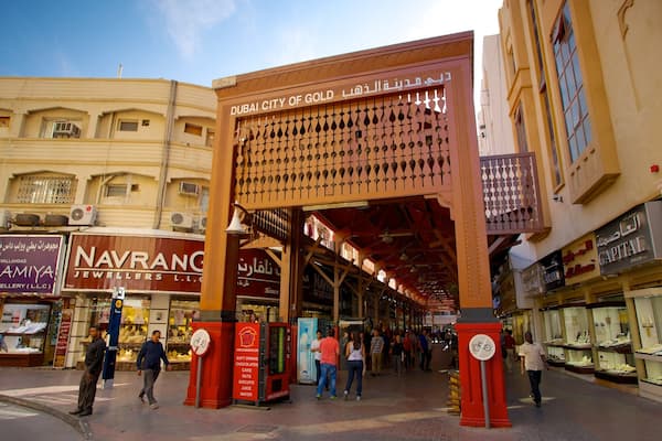 Gold Souk featuring cbd, a city and signage