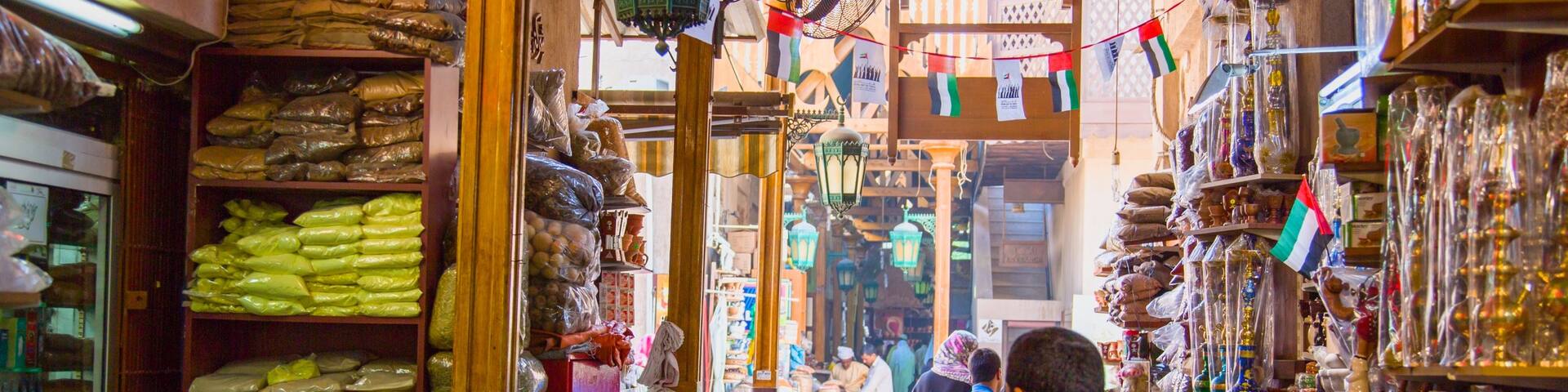 Spice Souk showing interior views, markets and shopping