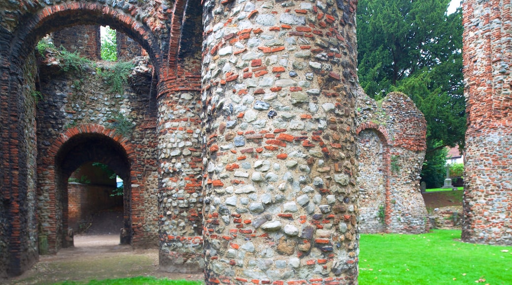 St Botolph\'s Church ofreciendo ruinas de edificios, patrimonio de arquitectura y una iglesia o catedral