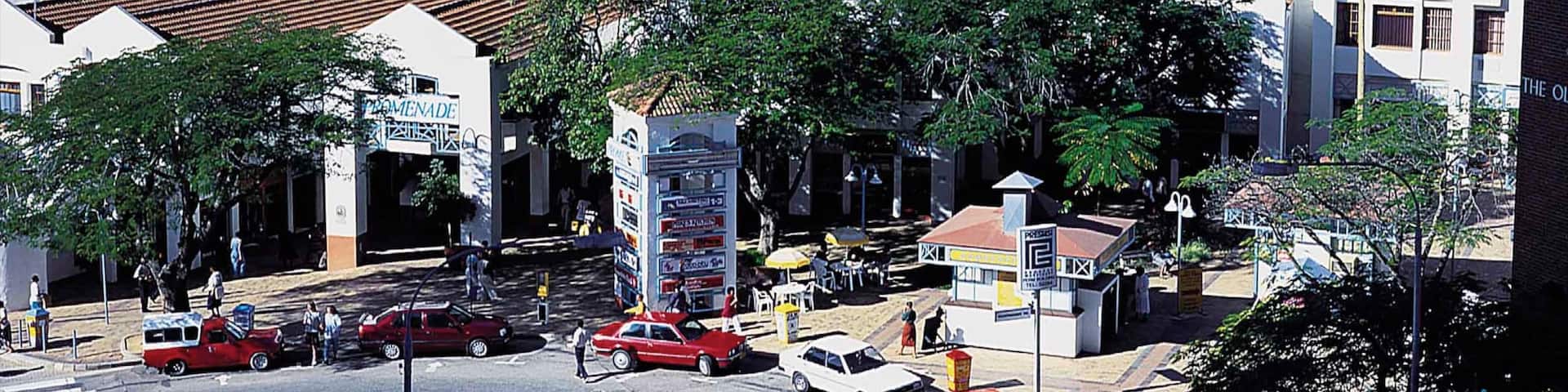 Nelspruit featuring a small town or village and shopping