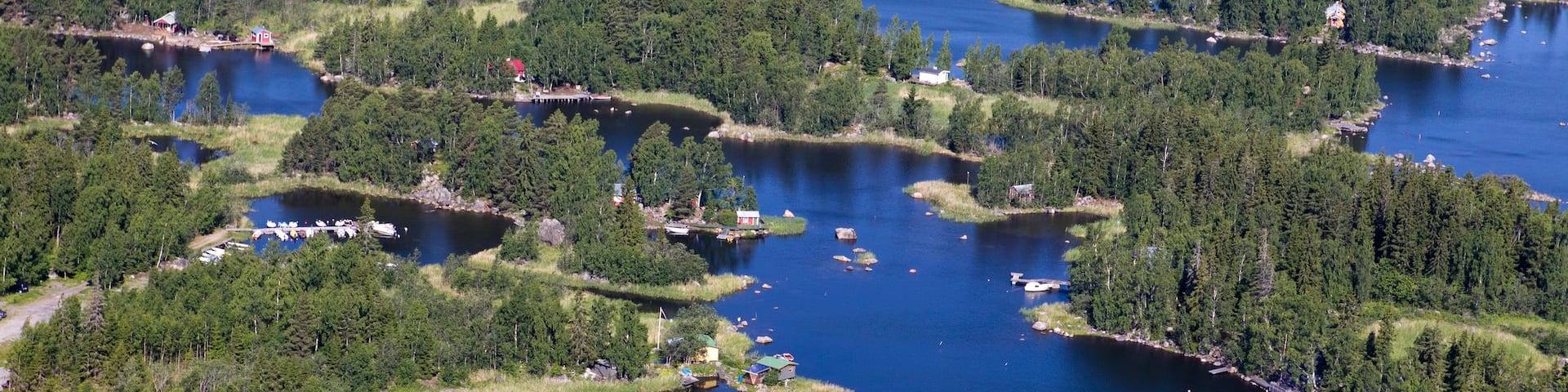 Vaasa Region mit einem Sumpfgebiet und Geschichtliches