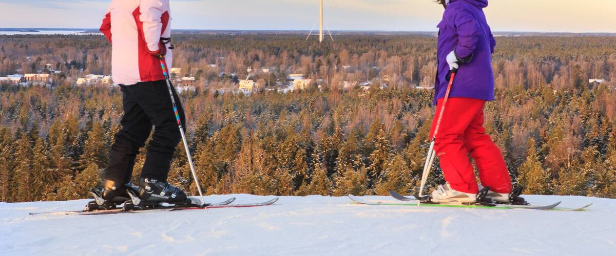 Vaasa featuring snow skiing, forests and snow