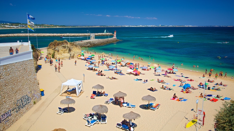 Portugal which includes views, swimming and a sandy beach