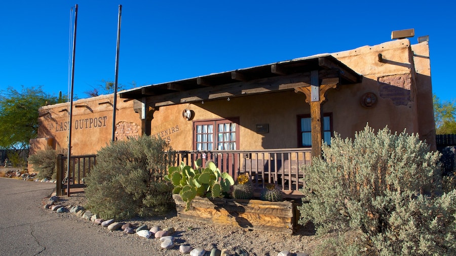 Old Tucson Studios som omfatter kulturarvsgenstande