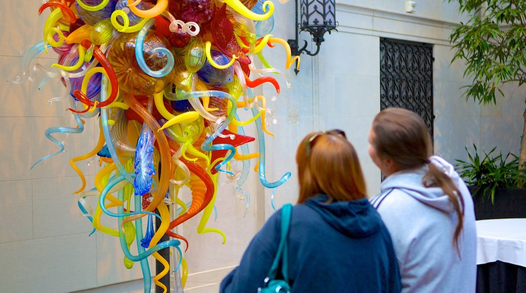 Columbus Museum of Art featuring outdoor art as well as a couple