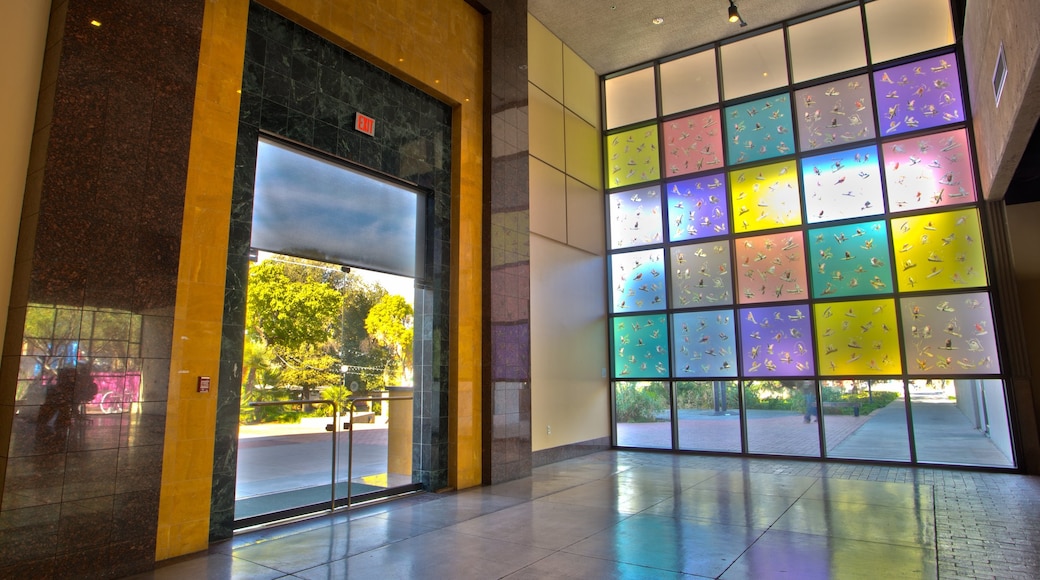 Tucson Museum of Art showing interior views and art