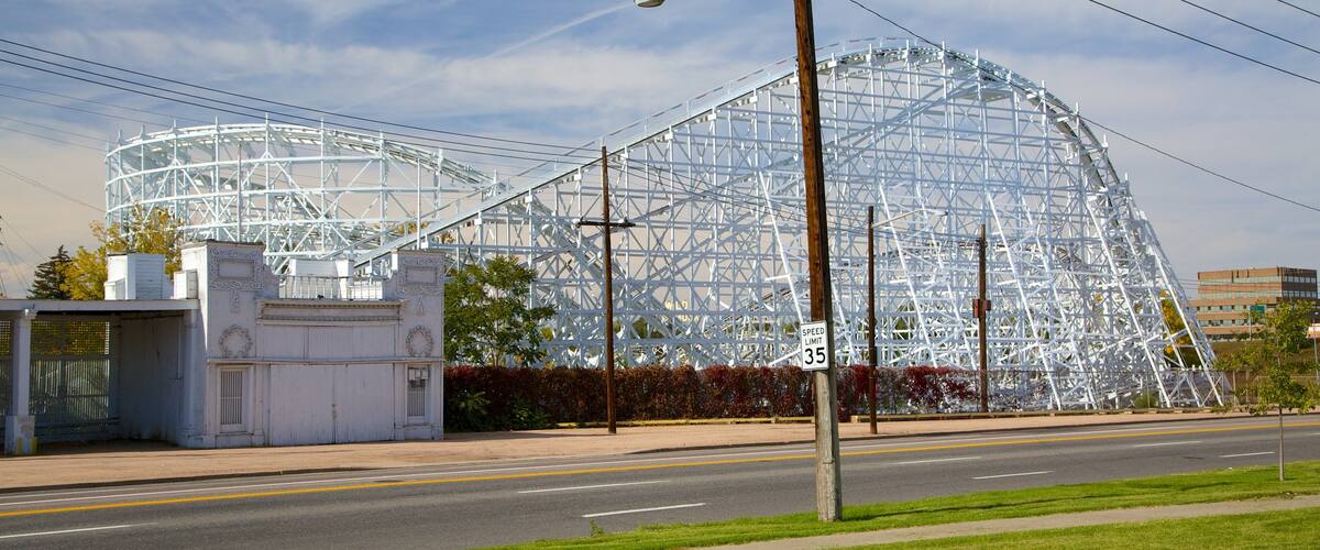 Lakeside Amusement Park featuring rides