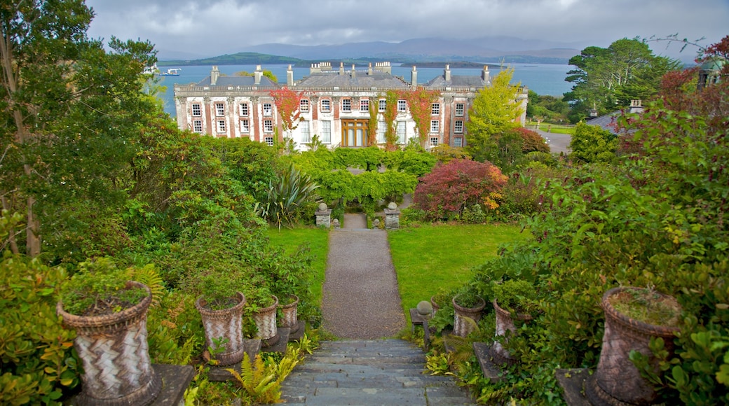 Bantry House welches beinhaltet Garten, Palast oder Schloss und historische Architektur