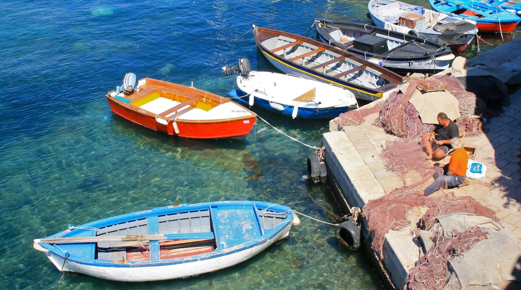 Lecce showing a bay or harbor and general coastal views
