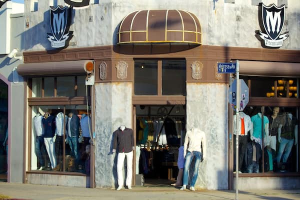 Melrose Avenue das einen Einkaufen und Fashion