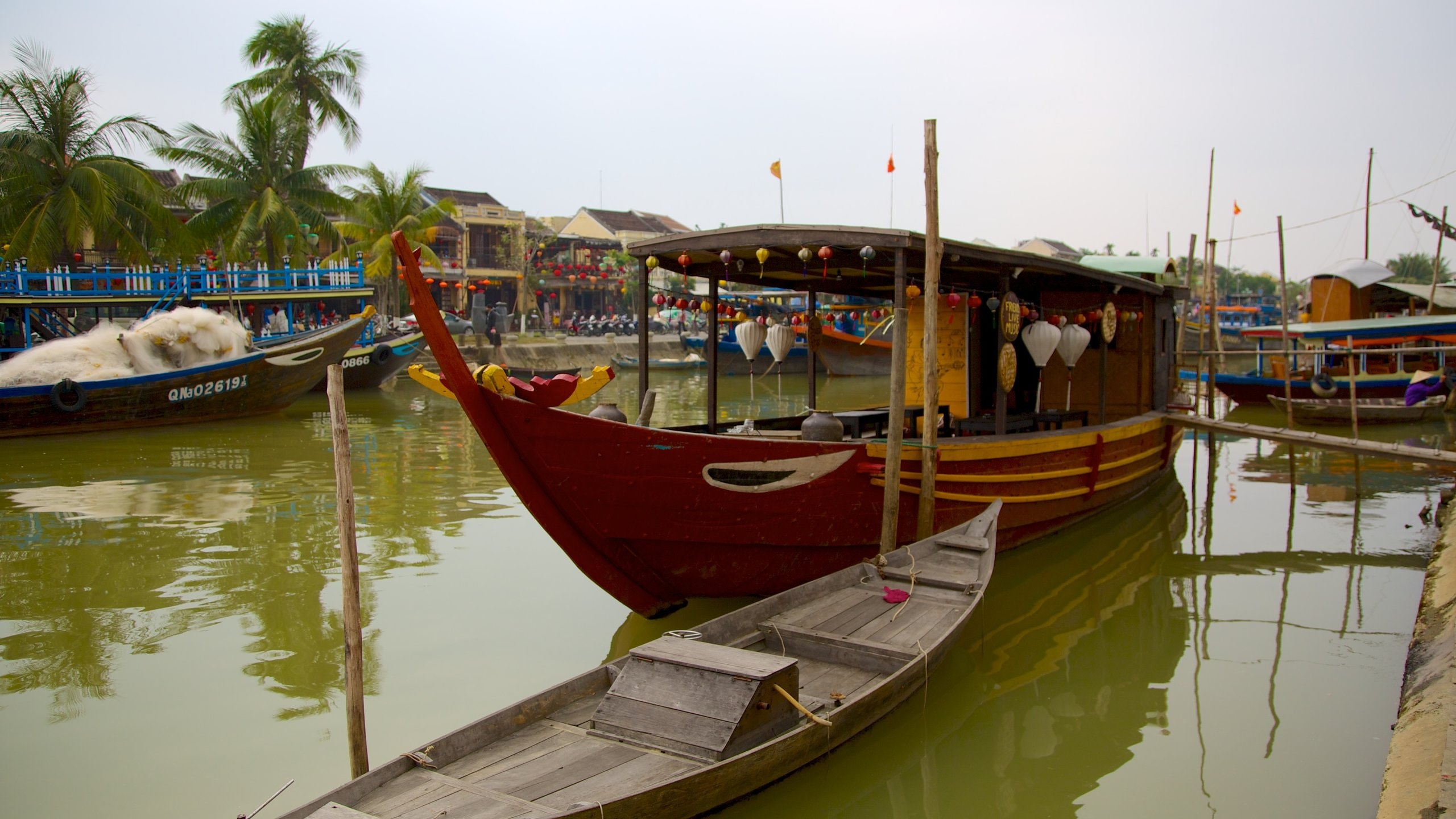 Hoi An which includes a marina and boating