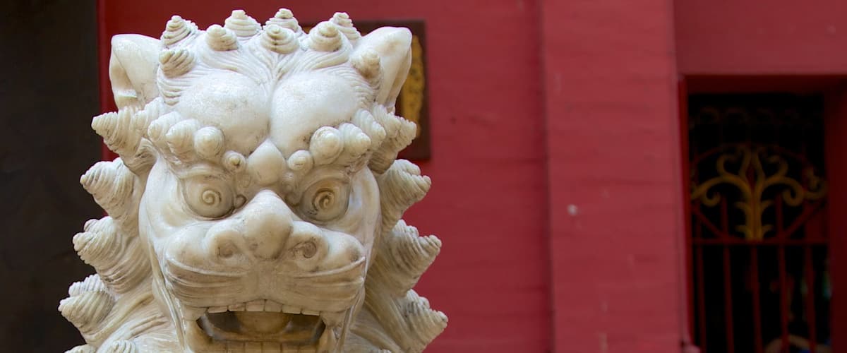 Giac-Lam-Pagode das einen Tempel oder Andachtsstätte, Kunst und Statue oder Skulptur