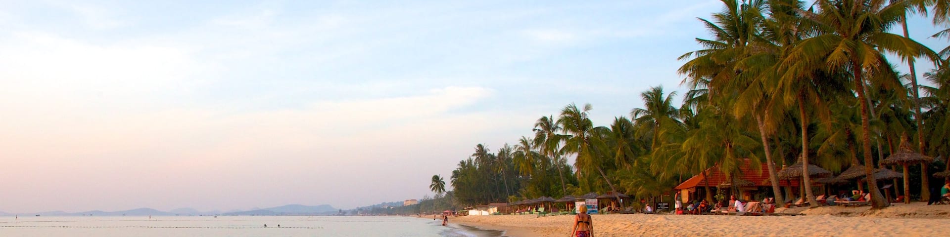Phu Quoc Beach featuring tropical scenes, landscape views and a sandy beach