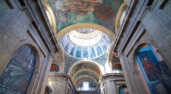 Hospicio Cabanas showing interior views, art and heritage architecture